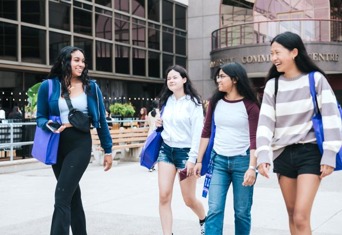 UCC Students walking